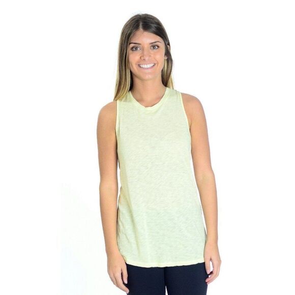 Stateside Slub Knot Back Jersey Knit Tank Top L - Picture 1 of 3